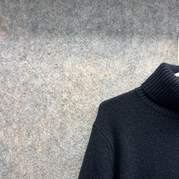 Ralph Lauren Sweater Womens Large Black Turtle Neck Pullover Cashmere Wool - Picture 3 of 10